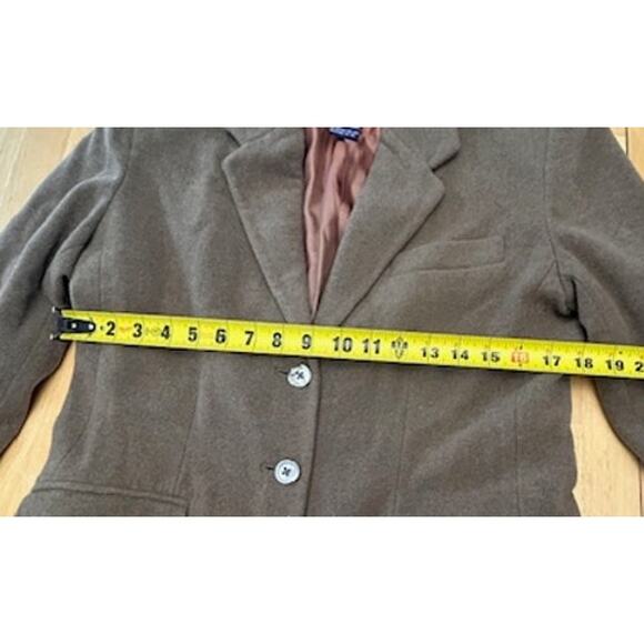 Gap Classic Tan Wool Blend 3-Button Blazer Womens Size Medium - Picture 10 of 10